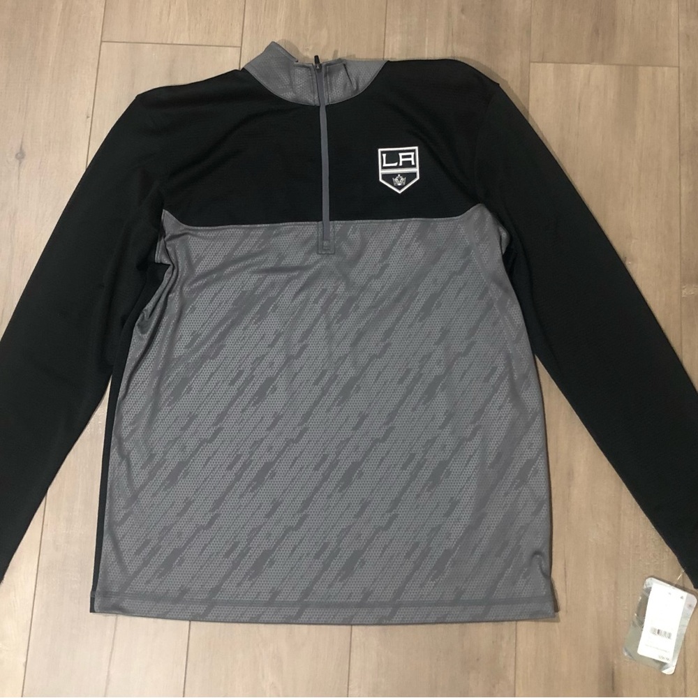 Los Angeles Kings Pullover Size: Large NWT, Black & Grey